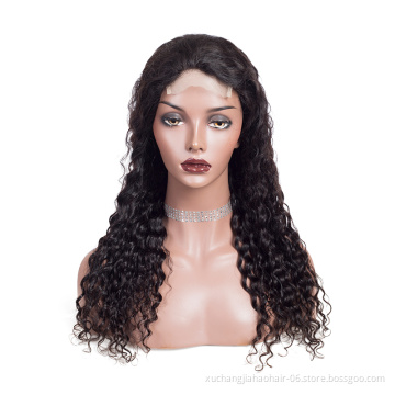 wholesale  loose deep 4x4 virgin 360 straight brazilian frontal hd wig full lace front cuticle aligned human hair wigs